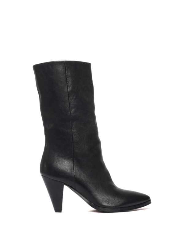 Stivali in vitello nero 2710