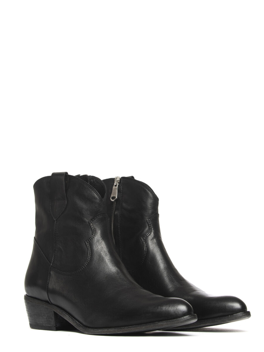 Tronchetti texani in vitello nero 2715 - Image 2