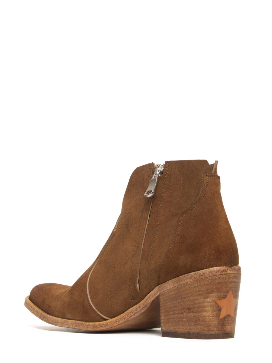 Tronchetti texani in camoscio whiskey 2722 - Image 5