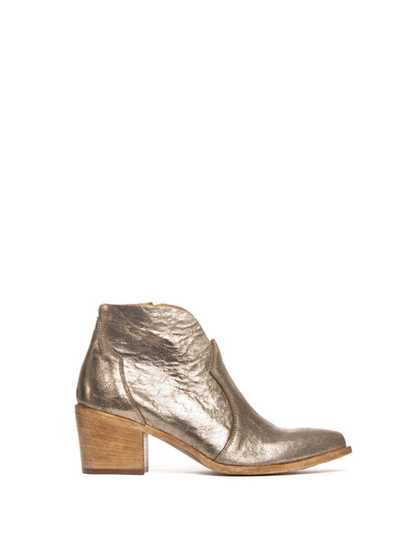 Tronchetti texani in laminato gold rose 2722