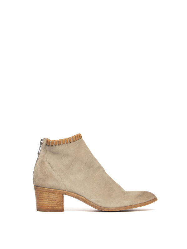 Tronchetti in camoscio beige 2724