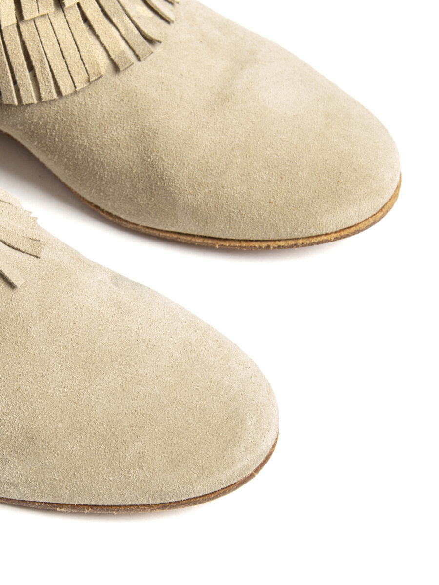 Tronchetti in camoscio beige 2731 - Image 6