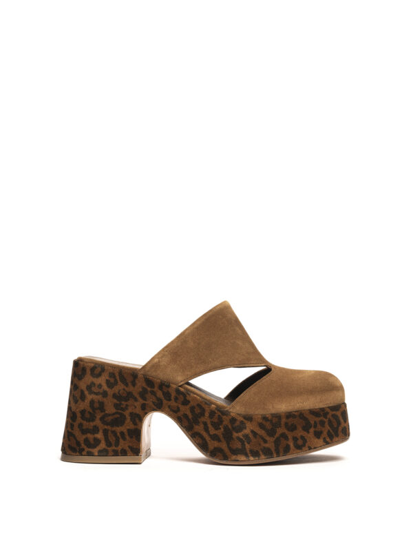 Zeppe in camoscio whiskey e leopard 2749