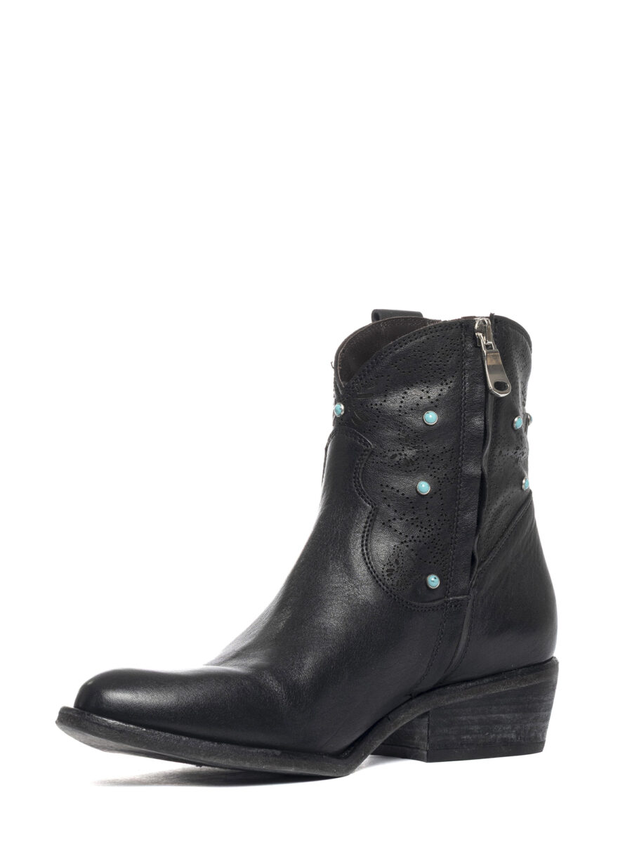 Tronchetti texani in vitello nero 2716 - Image 3
