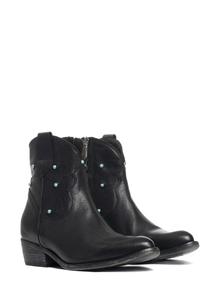 Tronchetti texani in vitello nero 2716 - Image 5
