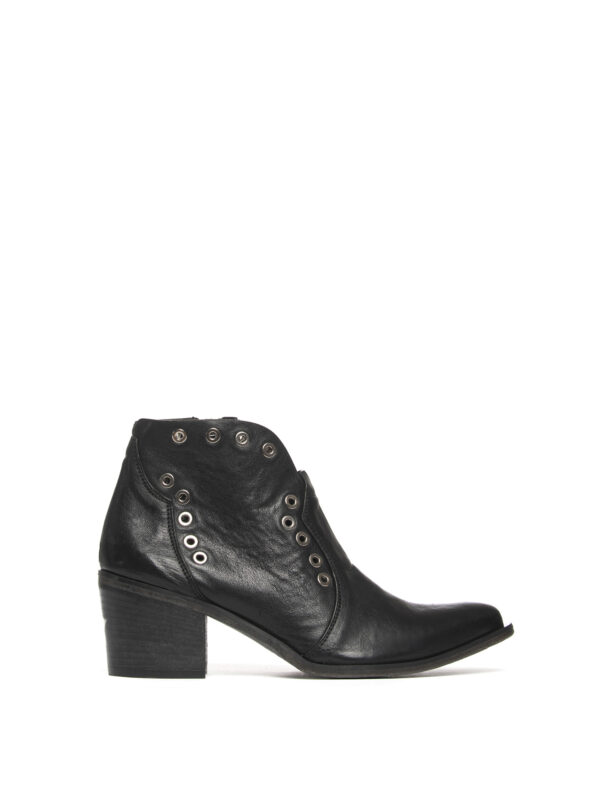 Tronchetti texani in vitello nero 2763