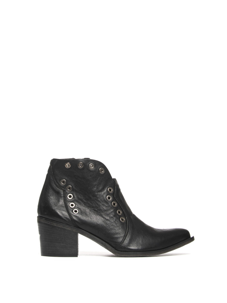 Tronchetti texani in vitello nero 2763