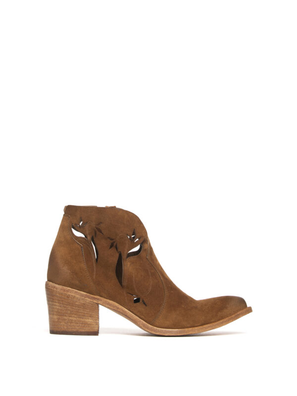 Tronchetti texani in camoscio whiskey 2764