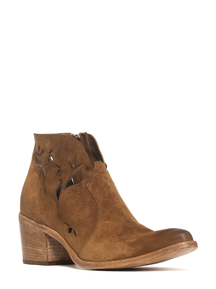 Tronchetti texani in camoscio whiskey 2764 - Image 3