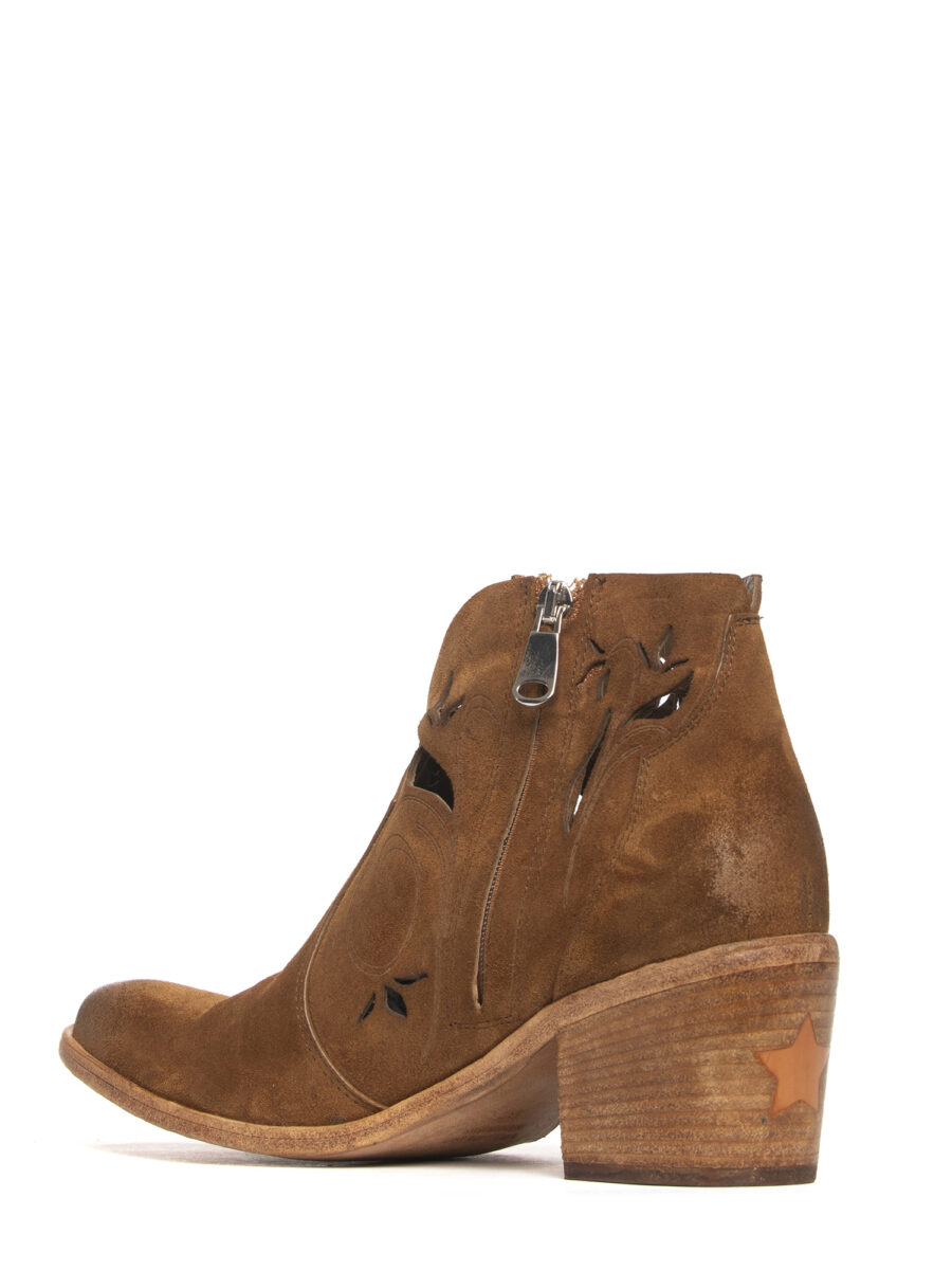 Tronchetti texani in camoscio whiskey 2764 - Image 5