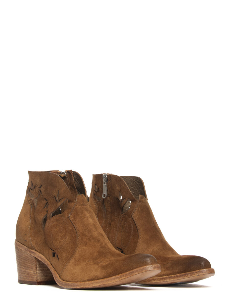 Tronchetti texani in camoscio whiskey 2764 - Image 2