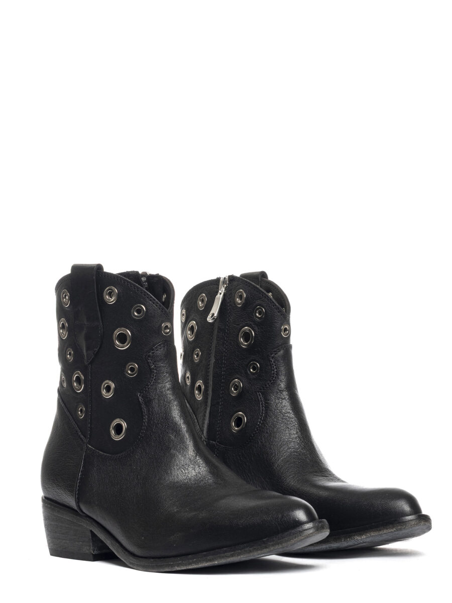 Tronchetti texani in vitello nero 2767 - Image 2