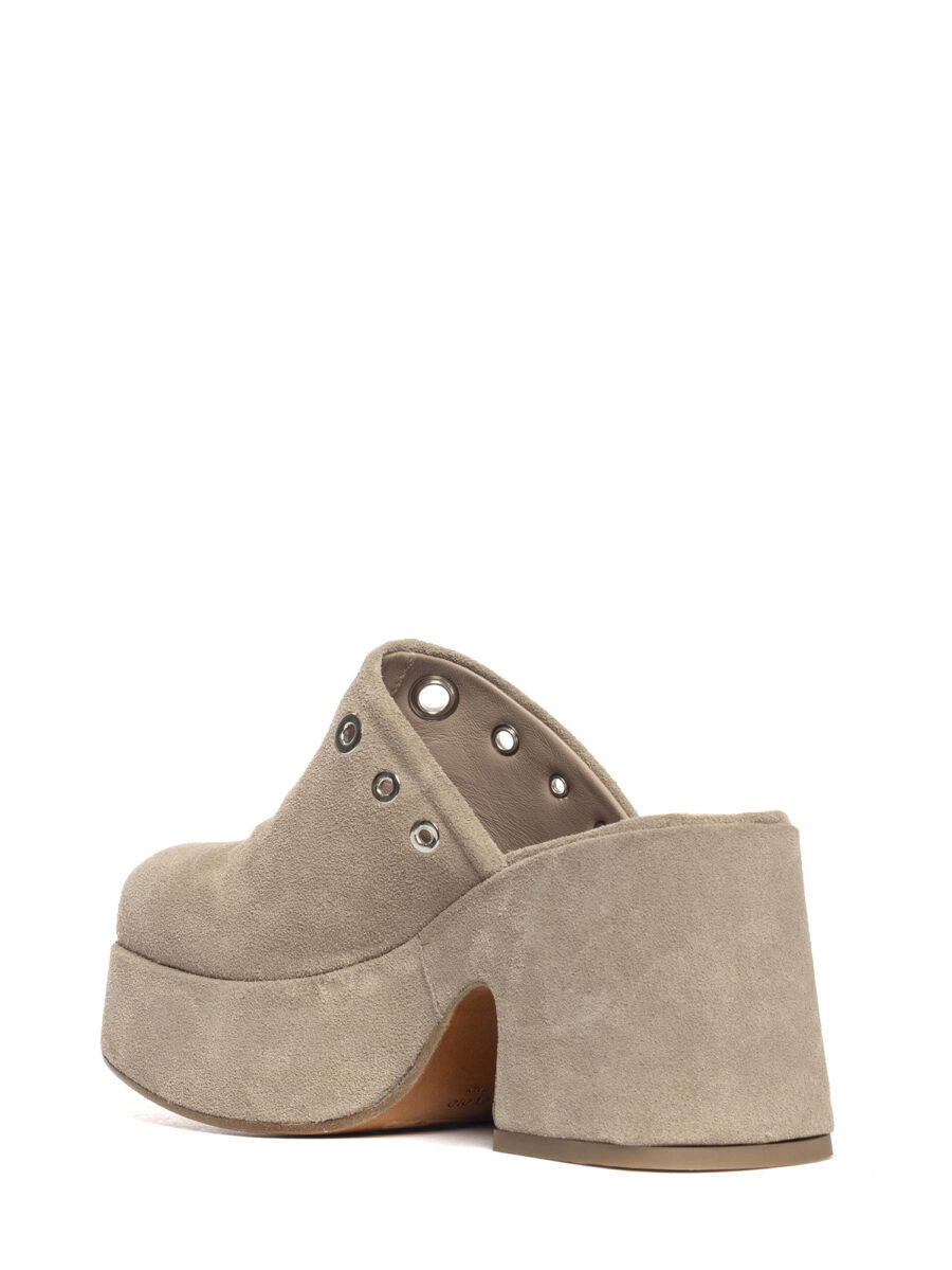 Zeppe in camoscio beige 2769 - Image 5