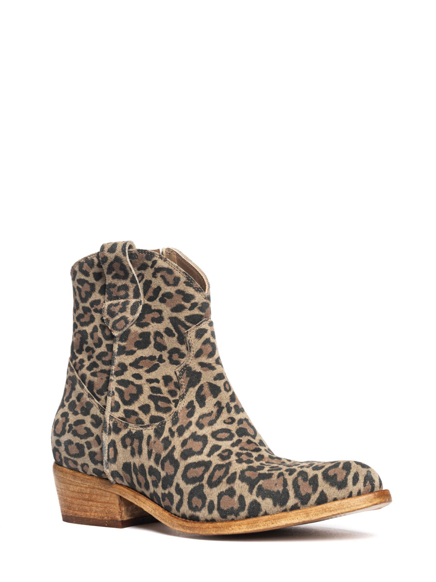 Tronchetti texani in camoscio leopardato 2715 - Image 2