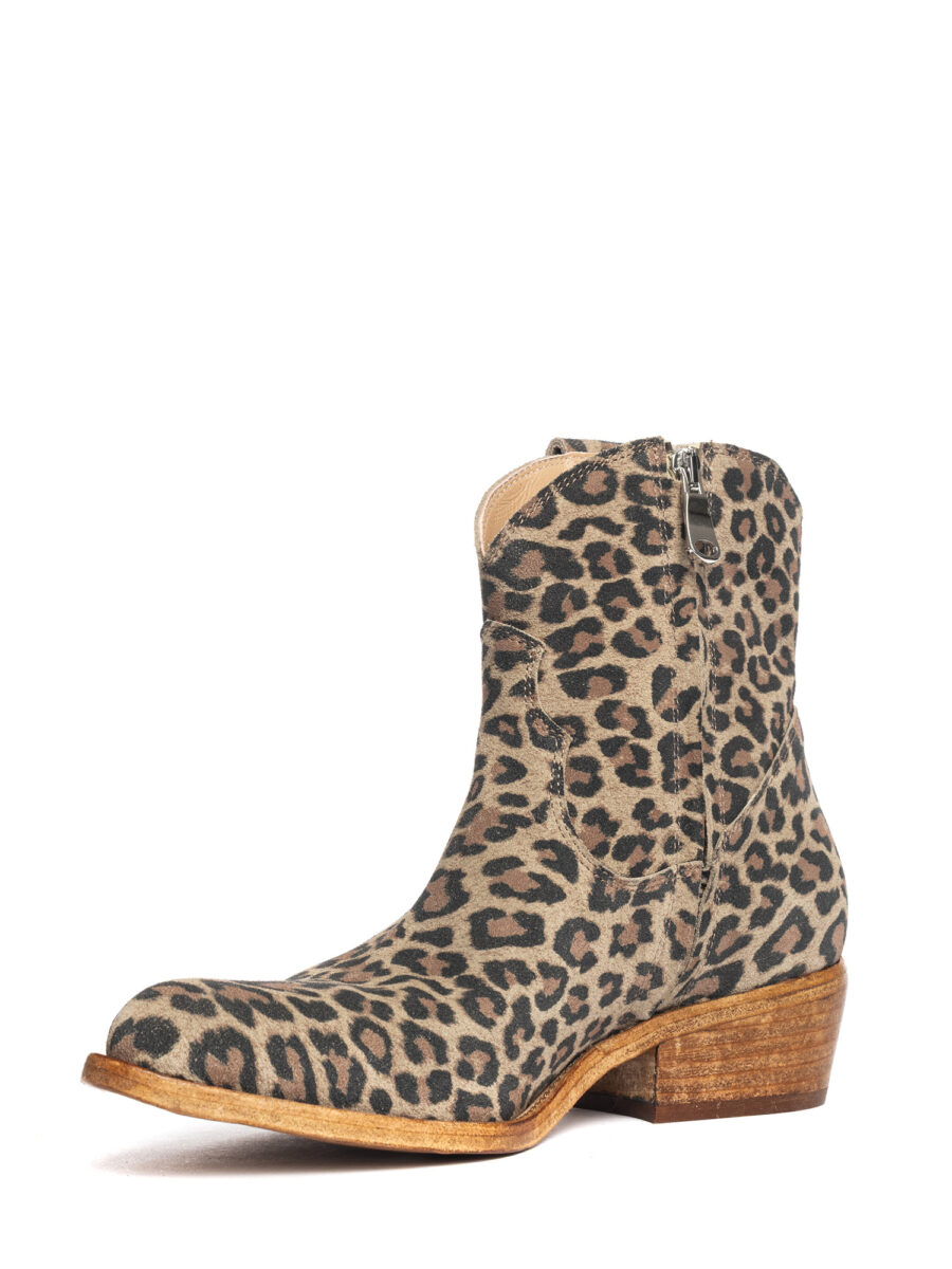 Tronchetti texani in camoscio leopardato 2715 - Image 3