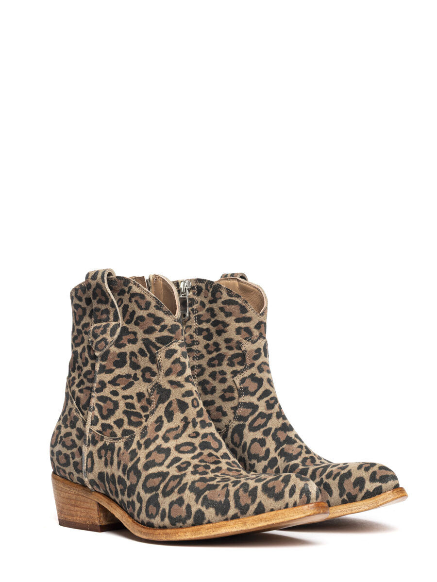 Tronchetti texani in camoscio leopardato 2715 - Image 5
