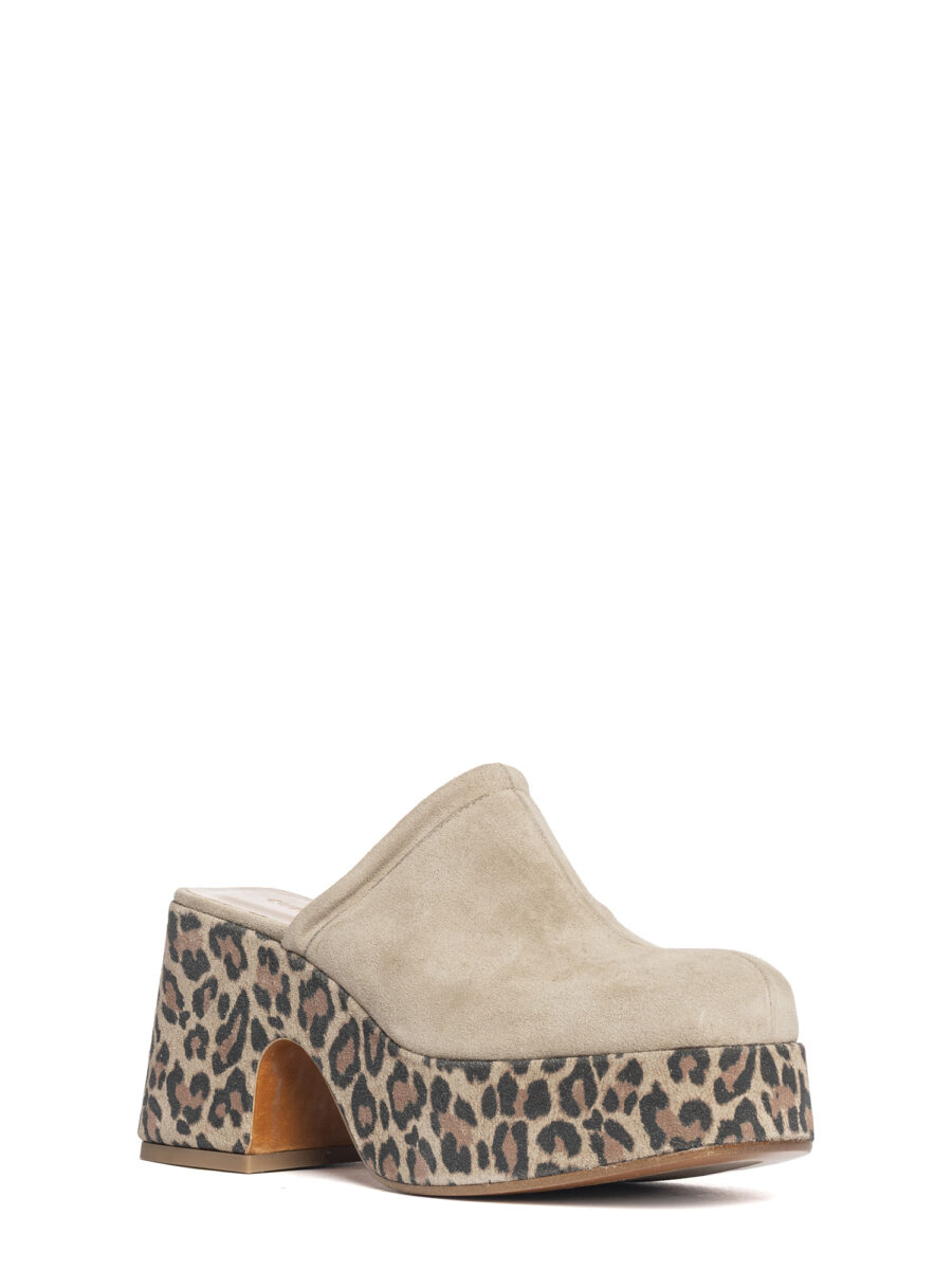 Zeppe in camoscio beige 2751 - Image 3