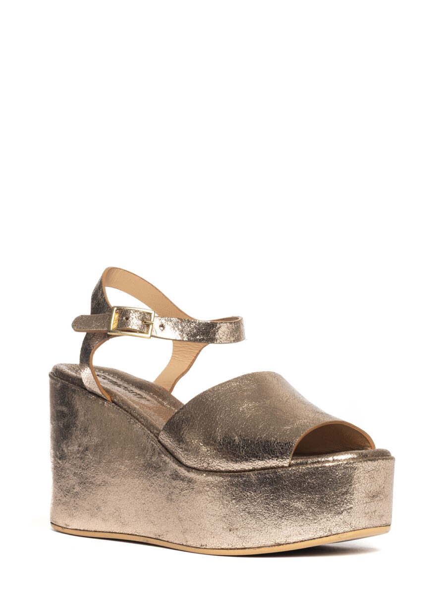 Zeppe in laminato gold rose 2741 - Image 3