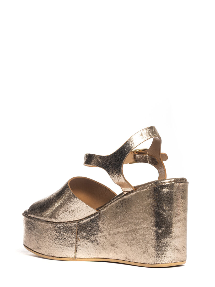 Zeppe in laminato gold rose 2741 - Image 5