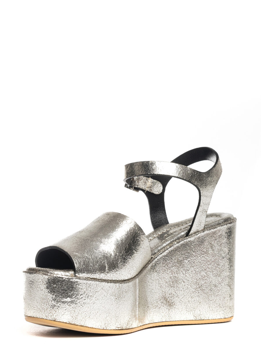 Zeppe in laminato argento 2741 - Image 4