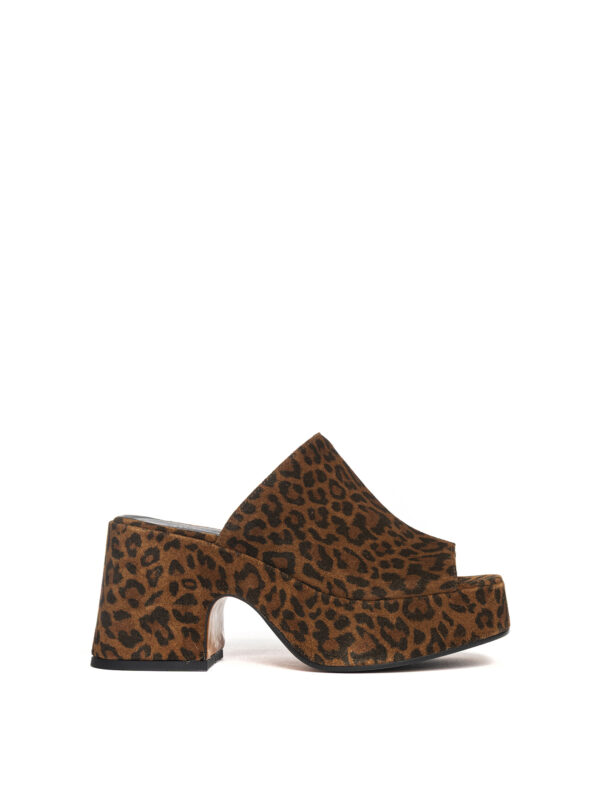 Zeppe in camoscio leopard 2471