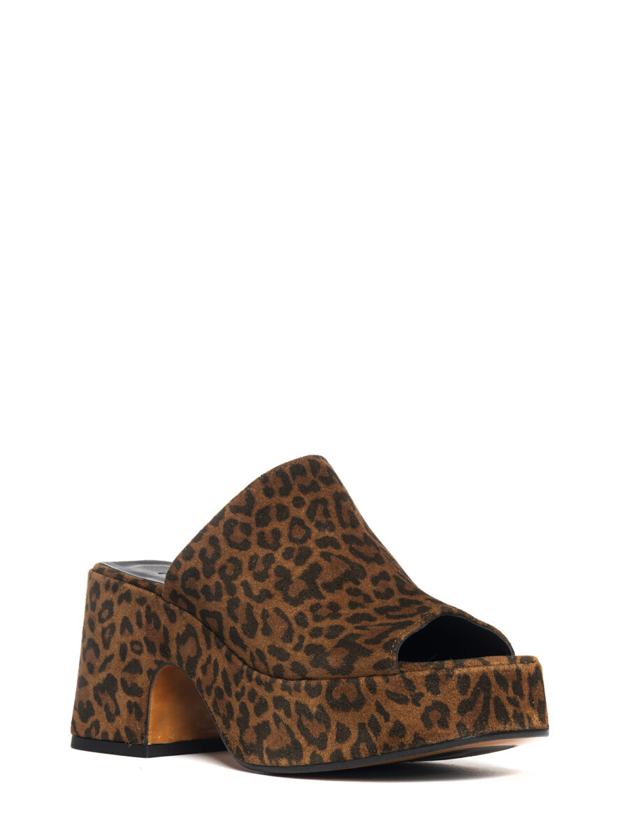 Zeppe in camoscio leopard 2471 - Image 3