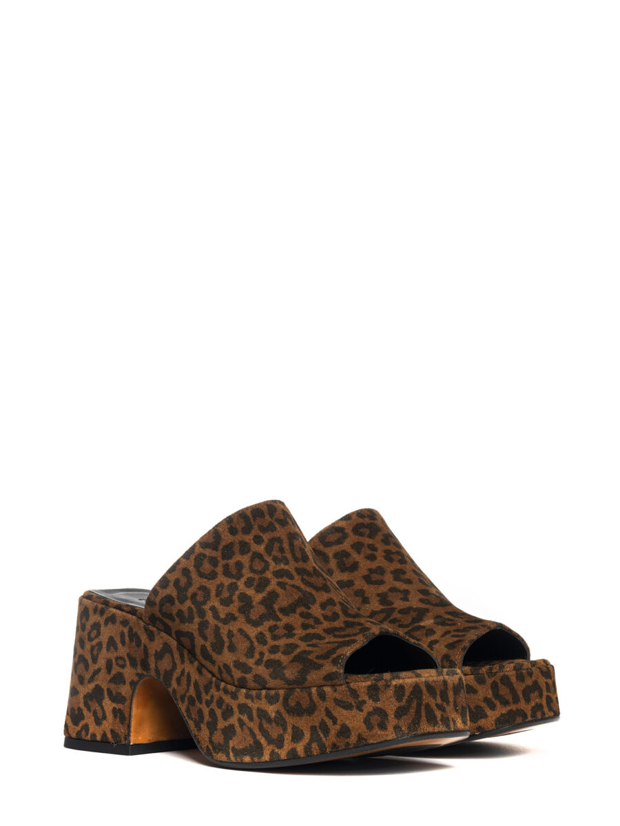 Zeppe in camoscio leopard 2471 - Image 2